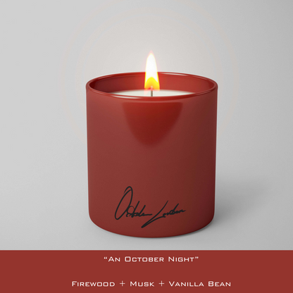 An October Night Candle